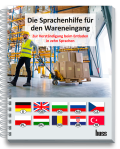 Die Sprachenhilfe für den Wareneingang