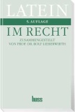 Latein Im Recht (E-Book)