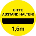 Aufkleber Abstand halten - groß